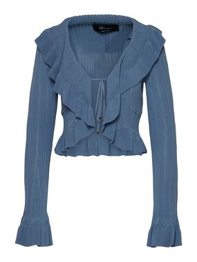 ISO Blumarine Ruffle Cardigan